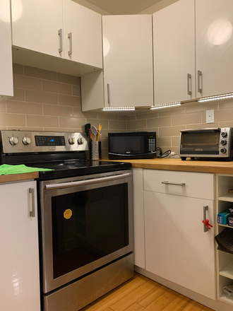 Kitchen - Fully Furnished, All Utilities Incl., 2 BR Condo, 5 min walk to Campus/TTC/Grocery, Heart of Annex
