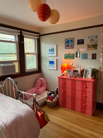 I painted the dresser and bedside table! - SPRING SUBLEASE!! House located three blocks from campus on the hill!!!