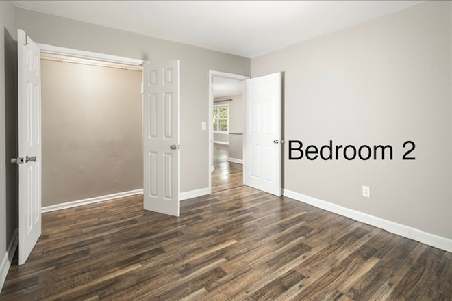Bedroom 2 - Two Rooms Available in a  4 bedroom/2 bath house