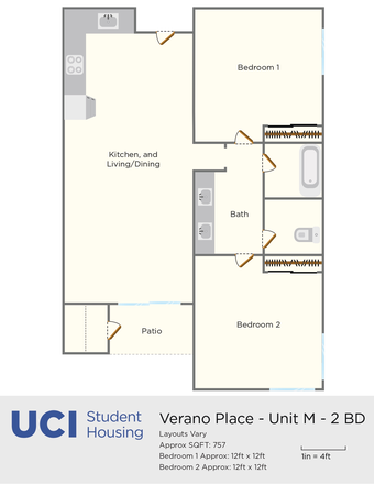 floor plan - On-Campus Housing Sublet