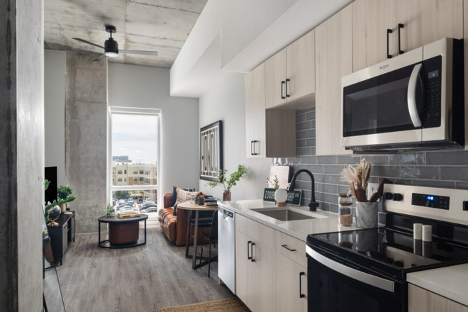 Kitchen and Living - OTTO Apartments