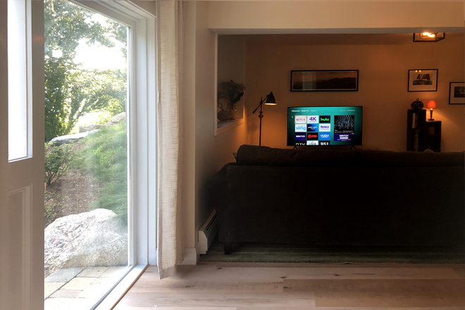 Includes 48" TV in living room. - Bright, Private 1 Bedroom Apartment