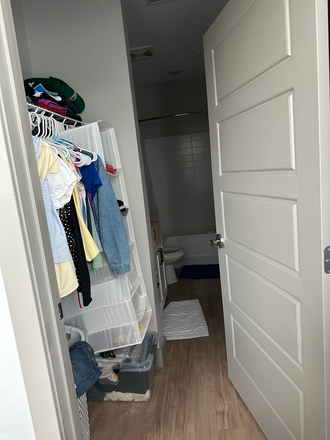 Connected Bathroom - Aspen Heights Apartments