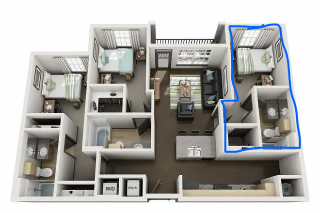 layout - SUBLEASE Apartments