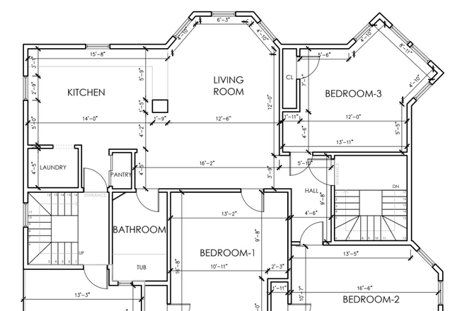 Floor Plan - Huge 3 Bed 1 Bath in Brighton!!