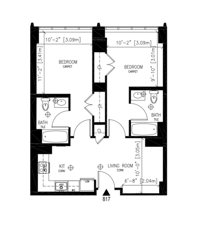 floor plan - Harvard at Trilogy Apartments