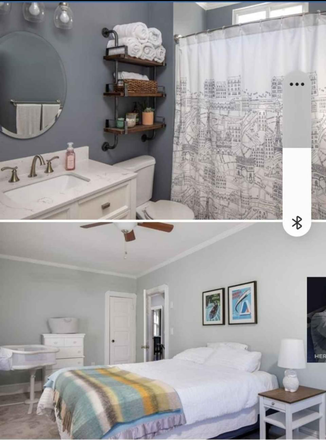 Bathroom and bedroom - Spectacular View!! Beautiful individual  4 Private Bedrooms home!