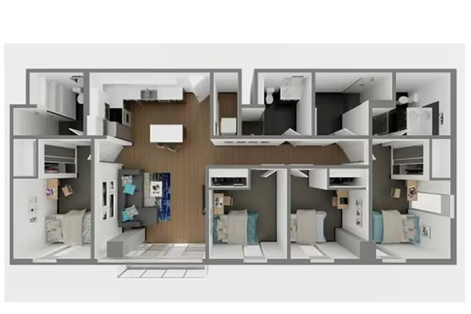 Floor plan - Pacific and Malibu