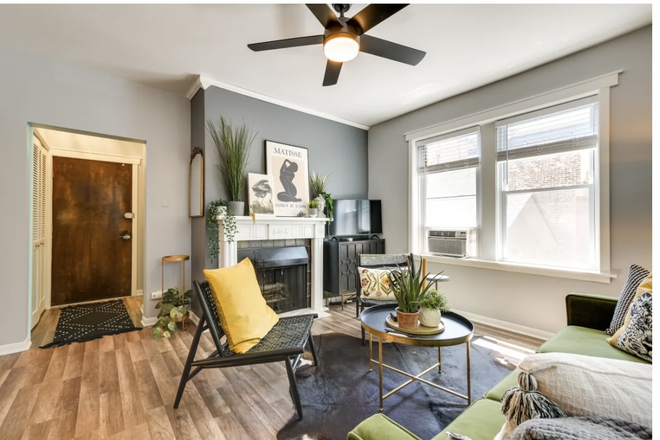 Living room - Beautiful Lincoln Park condo - 9 mo. Lease