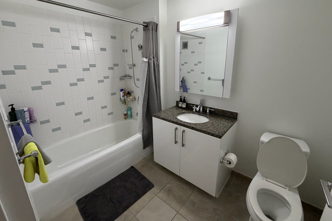 Bathroom - [SUMMER] 1B1B (2B1B convertible) Sublease in Downtown Brooklyn Apartments