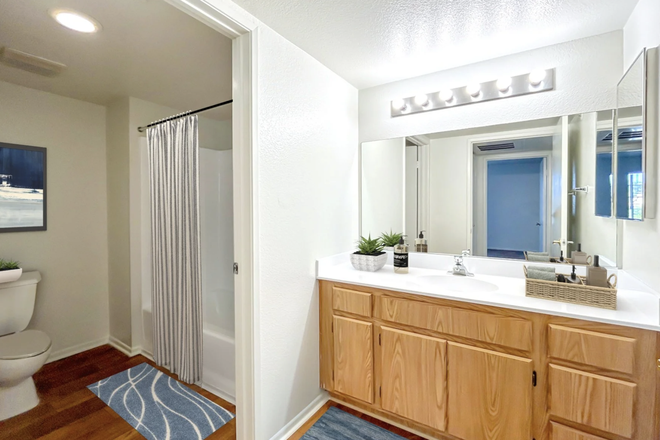 Bathroom (in bedroom) - 2BR/2BTH -- w walk in closet (Spruce Village Apartments)