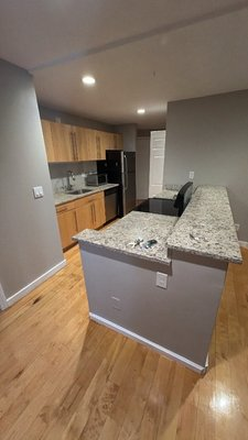 Kitchen - Updated Condo w/ 3 Floors | 2 Beds + Office, 2 Full Baths, Exposed Brick, Central Air & Charm
