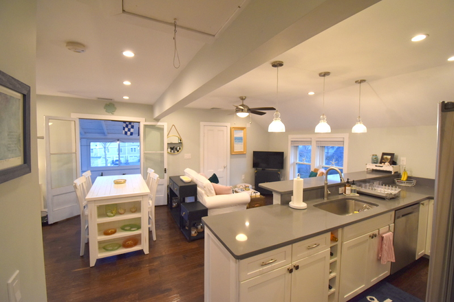 Living Room - 9 Rose Court - Narragansett Pier Duplex