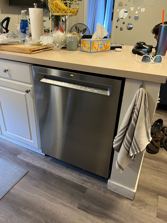 New Dishwasher - End Unit at College Townhomes = BONUS window in Kitchen + 3 HUGE Closets