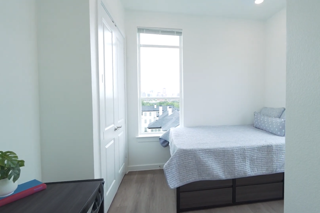 Bedroom from entrance - Sublet Deal: The Nest on Sunset Individual Bed/Bath Apartments