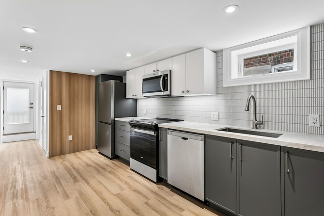 Brand new kitchen with built-in microwave and dishwasher - Newly Renovated 2 Bedroom - Oakwood LRT and Cedarvale Subway