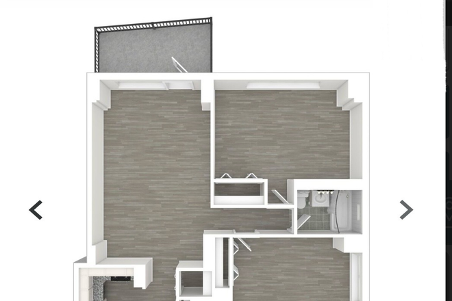 Floorplan of the unit - 75 Saint Alphonsus Street Apartments