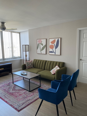 Living room - Meridian at Gallery Place Sublet Apartments