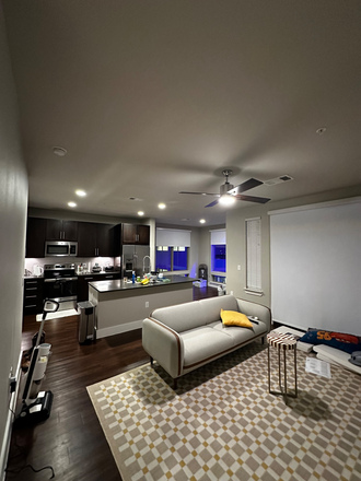 Living/Kitchen/Dining - Modern Apartment Complex close to campus