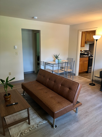 living room/kitchen - Amherst- Umass bus- One bedroom apartment