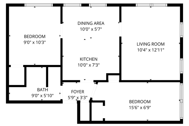1 - Beacon Hill 2 bed top floor laundry and shared roof deck NO FEE 9/1 Apartments