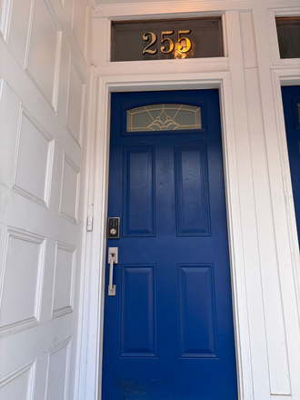 Front door - Spacious apartment with access to backyard