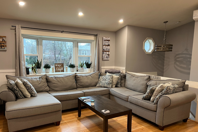 Living Room - Shared House near URI Bay Campus Rental