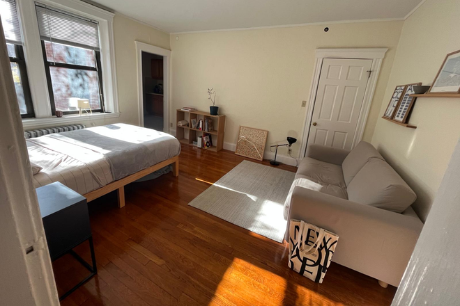 living room - Great studio apartment next to Harvard Yard
