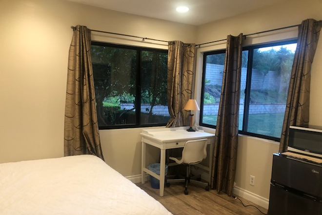 room - Furnished room with private entrance and shared bathroom