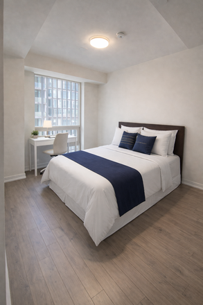 Master Bedroom - Private Rooms for Rent in a Co-living Condo – 89 Church St, Toronto