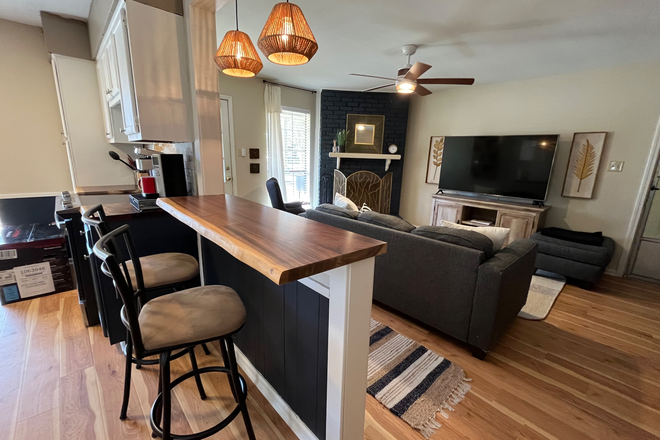 Open concept living/dining - Stylish Bedroom in Fully Furnished Home- Everything Included