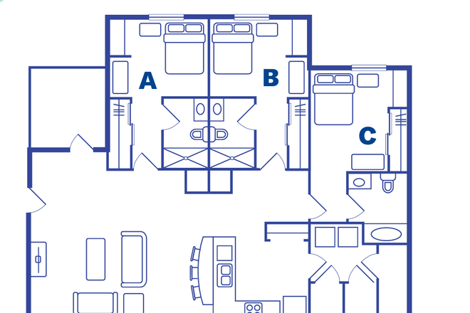 Floor Plan - Lark West Lafayette Apartments