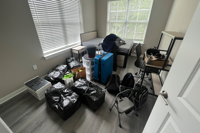 Bedroom - The Standard at Four Corners Apartments