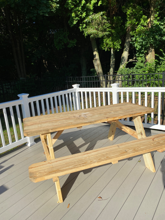 Deck with picnic table - 20 Onondega Rd, internet incl, Narragansett, RI 02882 House