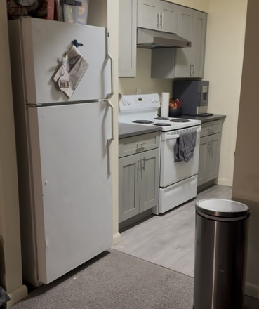 Partial kitchen view - 3 BR/ 2 BA Norwich Gardens Apartment - Available June