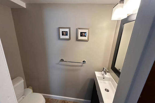 half bathroom - 1BR available in 2BR/1.5BA in Ball Square Duplex
