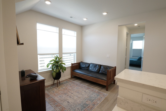 Living Room - Private ADU, 907 Hearteye Trail Lafayette w views of Rocky Mountains