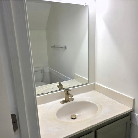 First floor half bath - 2/3 Bedroom Townhouse with Parking, Private Patio and Laundry - Walk to Georgetown Law