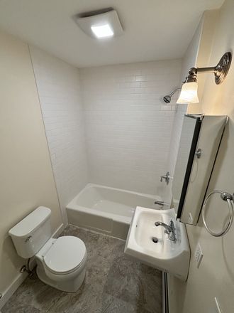 Bathroom (Unfurnished) - Spacious 1BR in New Building | 3 Min to Bus Apartments