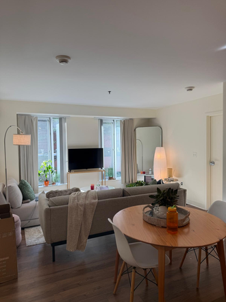 Living Room - One Western Avenue, close to HBS, SEC, HKS, Harvard Square Apartments