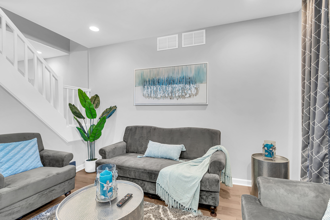 Living room - additional view - Cozy-chic furnished home walking distance to Johns Hopkins, with private parking!