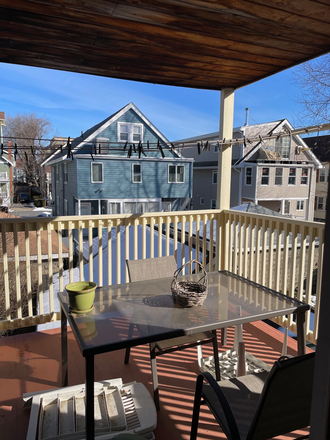 wonderful back porch - Capitol Square in East Arlington Duplex