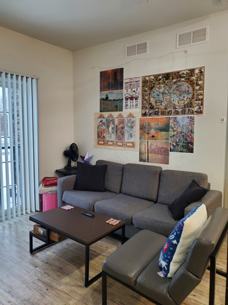 Living room - SUBLET North 116 Flats Apartments