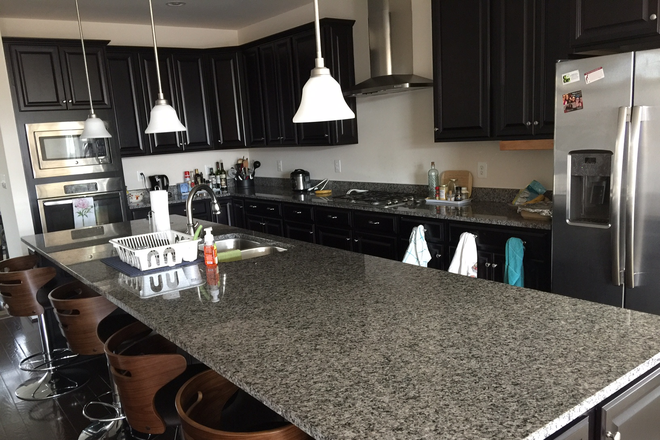 The Kitchen - Private Bedroom in Luxury Townhome Near UMD – Shared Bathroom