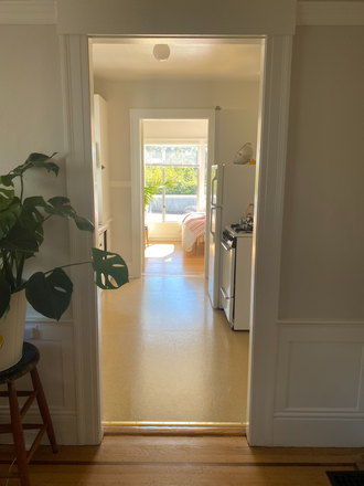 View through kitchen - Sunny One Bedroom in Great Neighborhood Apartments