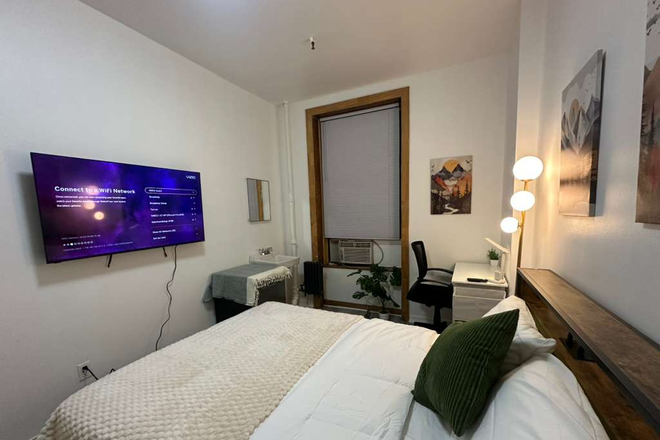 bedroom - Private Furnished Rooms with Shared Bathrooms