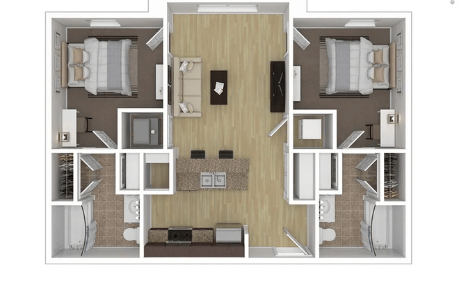 Floor Plan - Irish Flats Summer Sublease (Men)