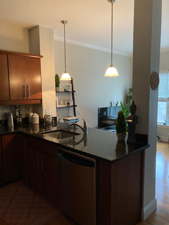 open kitchen layout/granite countertops - Seeking Roommate for spacious 2BR/2BA condo (8/1or 9/1 move-in)