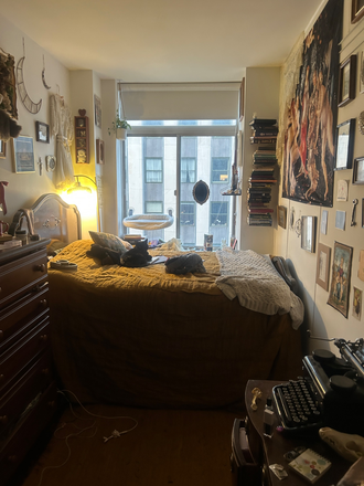 Room for lease, bed included for free if desired - New year sublease in FiDi, laundry in building! Quick easy commute to campus!