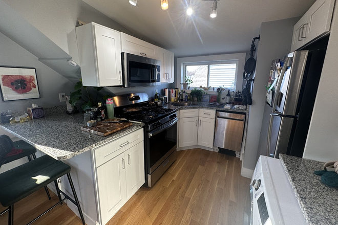 Kitchen - Sunny 2 Bed 1 Bath with Laundry in unit Apartments